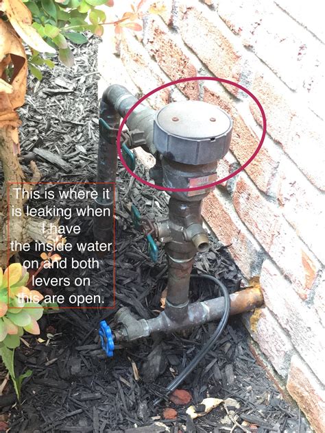 leaking sprinkler head when off|Valves